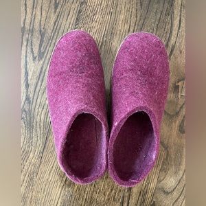 Pink wool glerups, size 39
